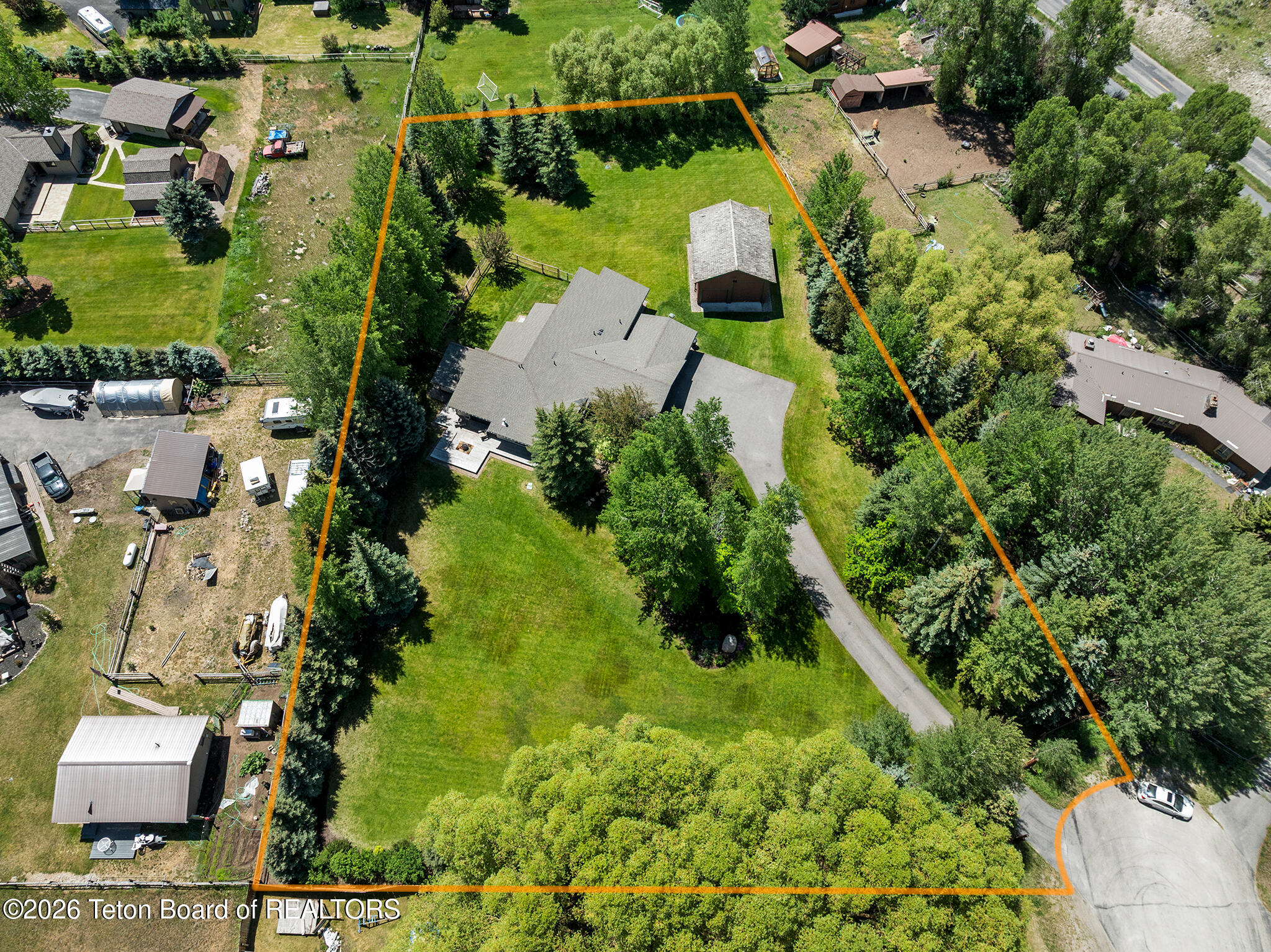 3650 North Meadow Road Jackson, WY 83001 - Photo 58 of 66 Aerial