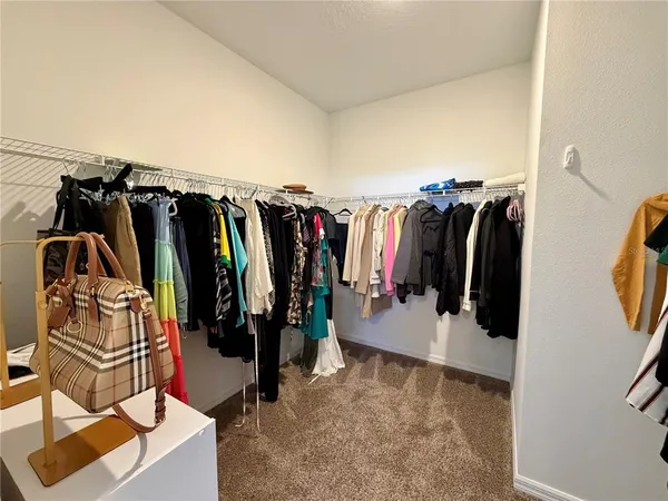a walk in closet
