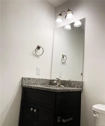 a view of wooden balcony