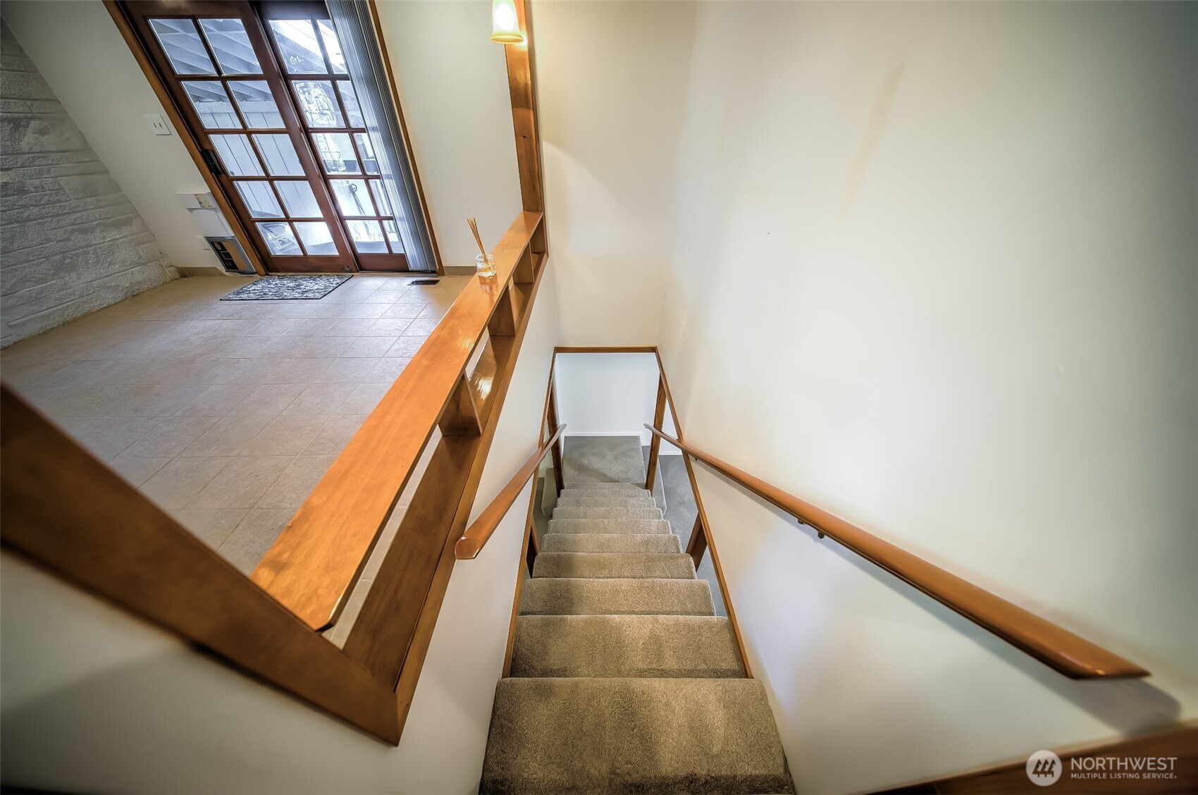 4110 Baker Ames Road Northeast Olympia, WA 98506 - Photo 34 of 40 a view of staircase with railing and a window