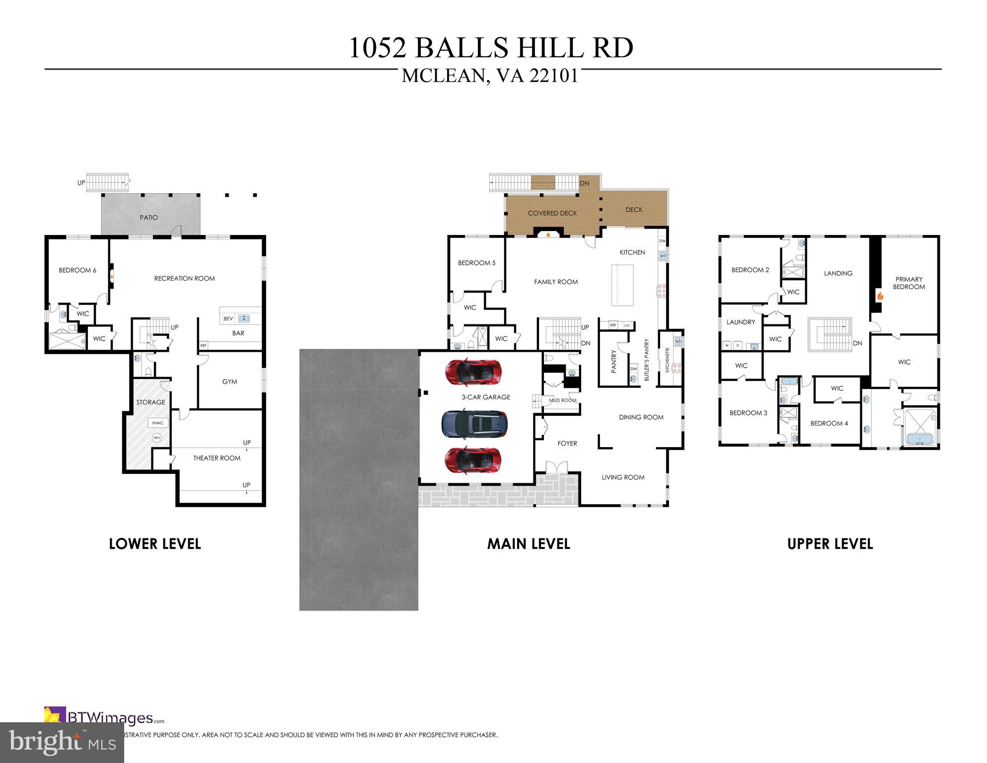 1052 Balls Hill Road McLean, VA 22101 - Photo 61 of 64 Floor plan