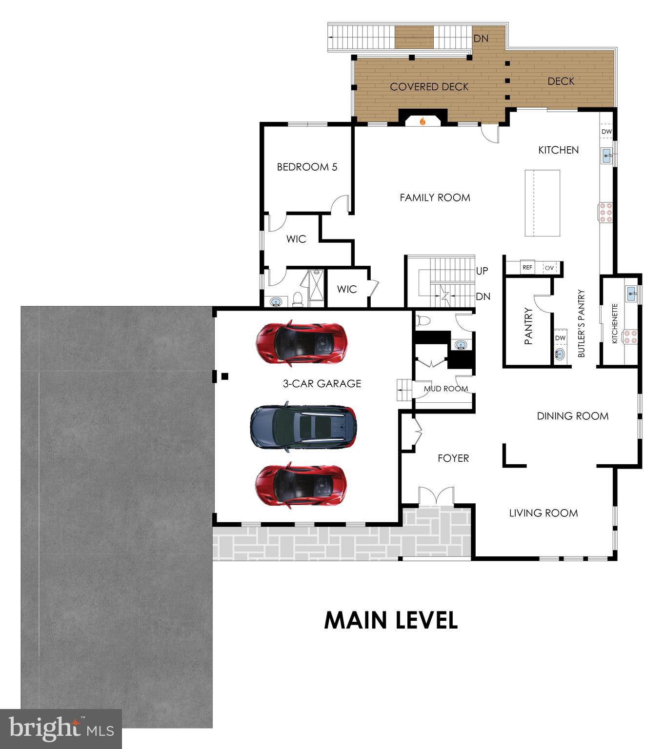 1052 Balls Hill Road McLean, VA 22101 - Photo 62 of 64 Main level floor plan
