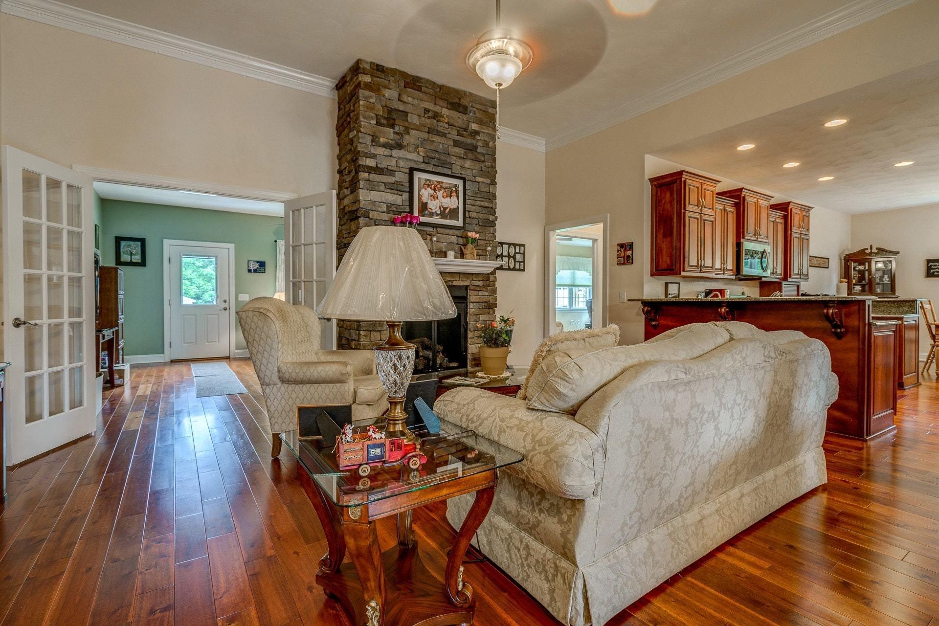323 Turner Road Salem, VA 24153 - Photo 6 of 37 a living room with furniture and wooden floor