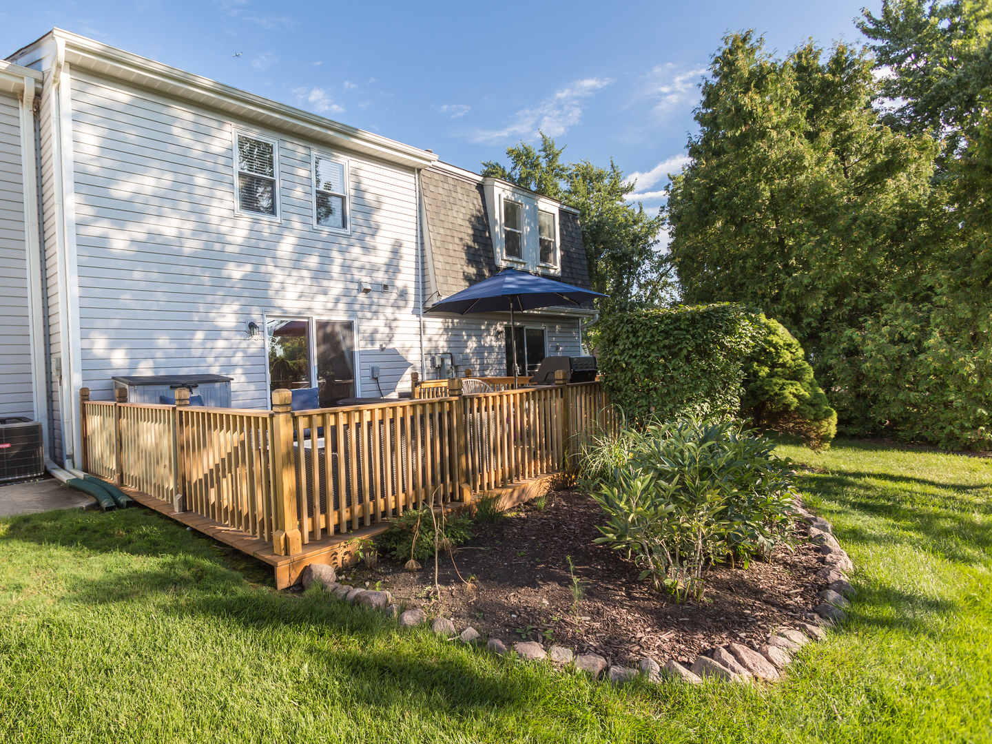 398 Rodenburg Road Roselle, IL 60172 - Photo 42 of 43 a view of a porch with a yard