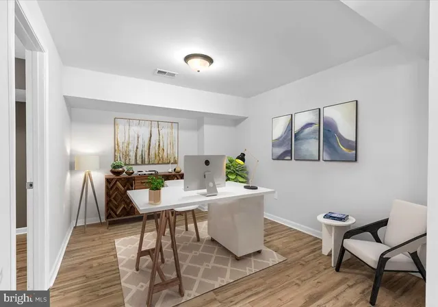 a view of empty room