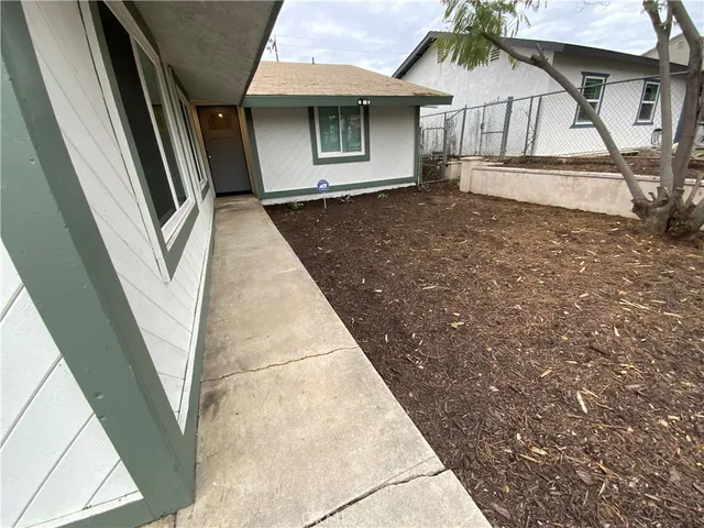 a view of front door