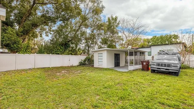 a view of outdoor space and yard