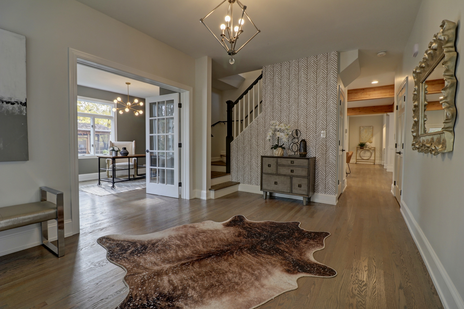 3910 Wolf Road Western Springs, IL 60558 - Photo 2 of 36 a living room with furniture and wooden floor