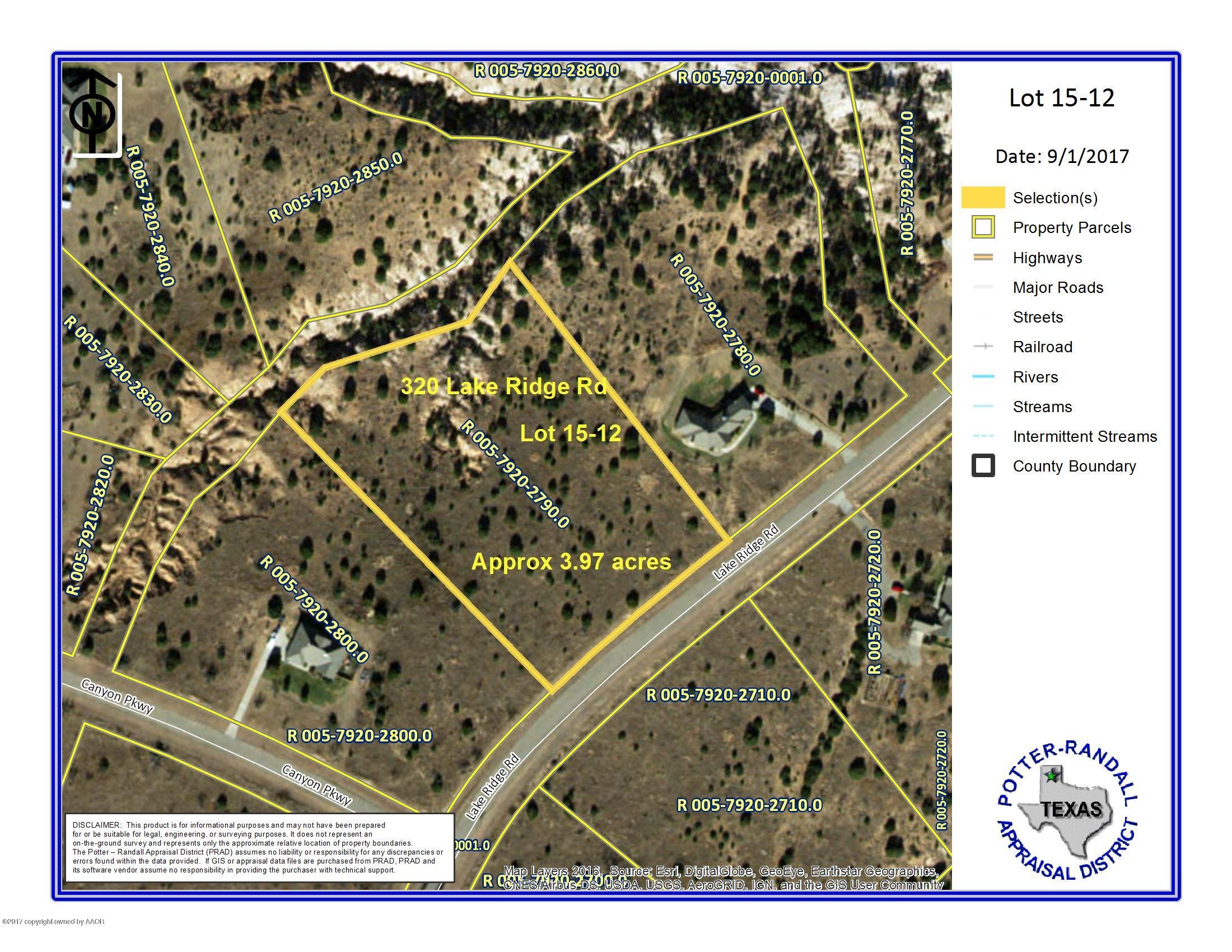 320 Lake Ridge Road Canyon, TX 79015 - Photo 1 of 1 15-12