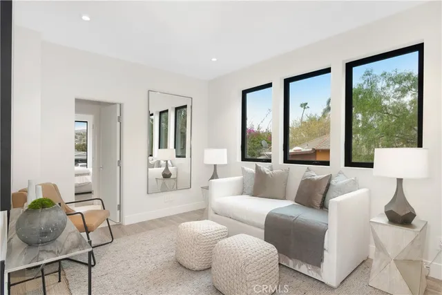 a view of a outdoor seating area