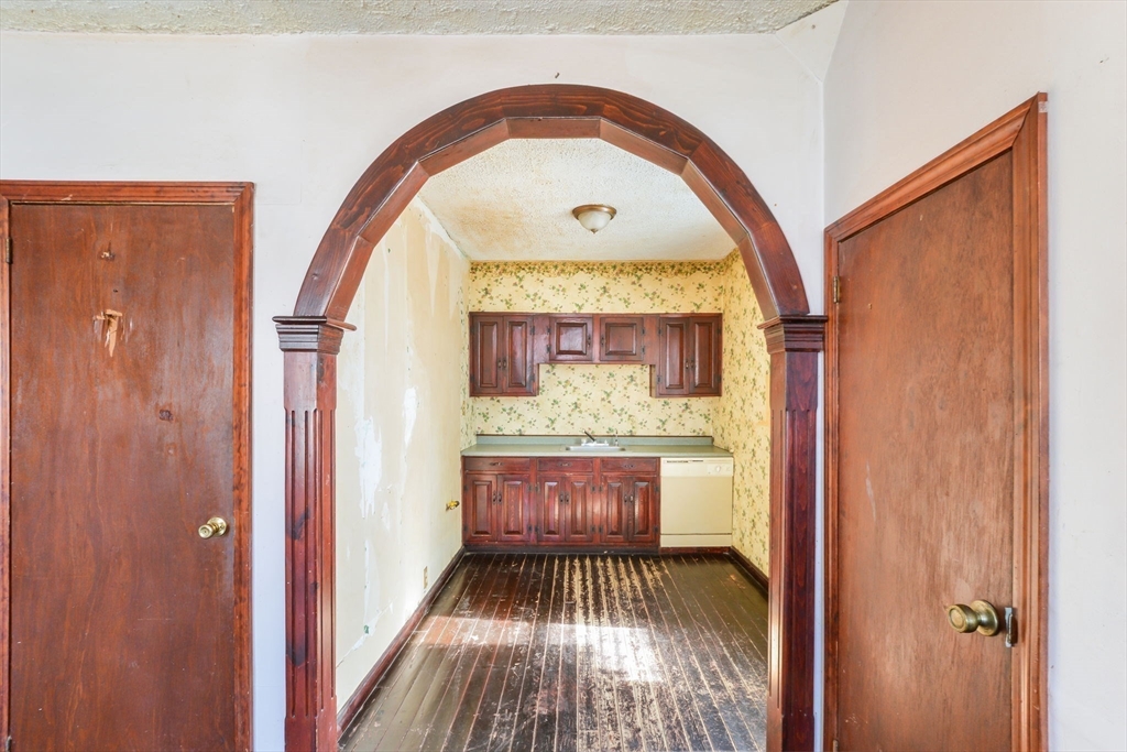 58 Downing Street Fall River, MA 02723 - Photo 27 of 41 a bathroom with a sink and a mirror