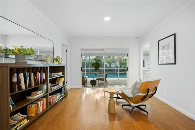 a view of a bathroom from a window