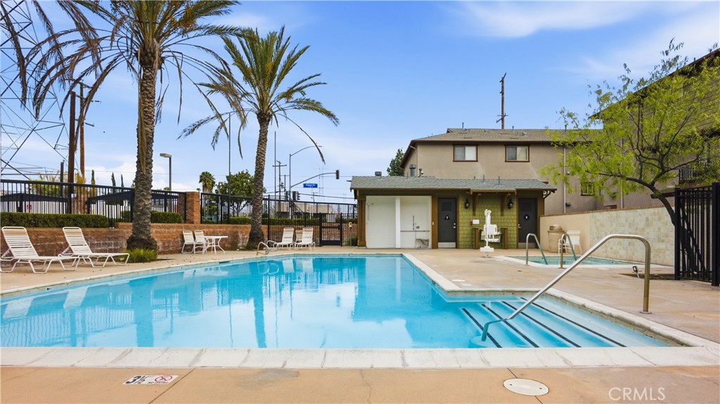 713 South Azusa Avenue, Unit A Azusa, CA 91702 - Photo 28 of 31 a view of a living room and a swimming pool