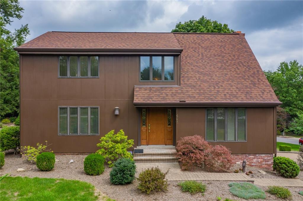 421 Center Church Road McMurray, PA 15317 - Photo 1 of 25 EXTERIOR FRONT - Beautiful landscaped grounds and wood front door, new roof and siding.