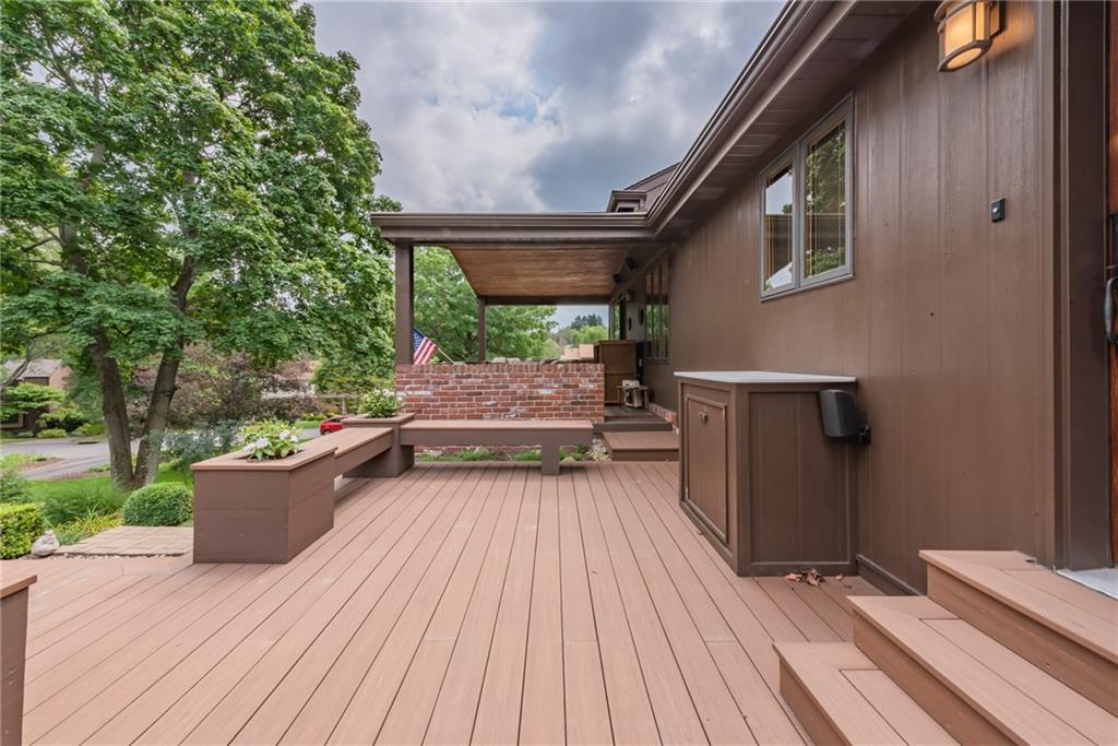421 Center Church Road McMurray, PA 15317 - Photo 22 of 25 DECK - This deck space with built in seating is an additional space to use for outdoor entertaining.