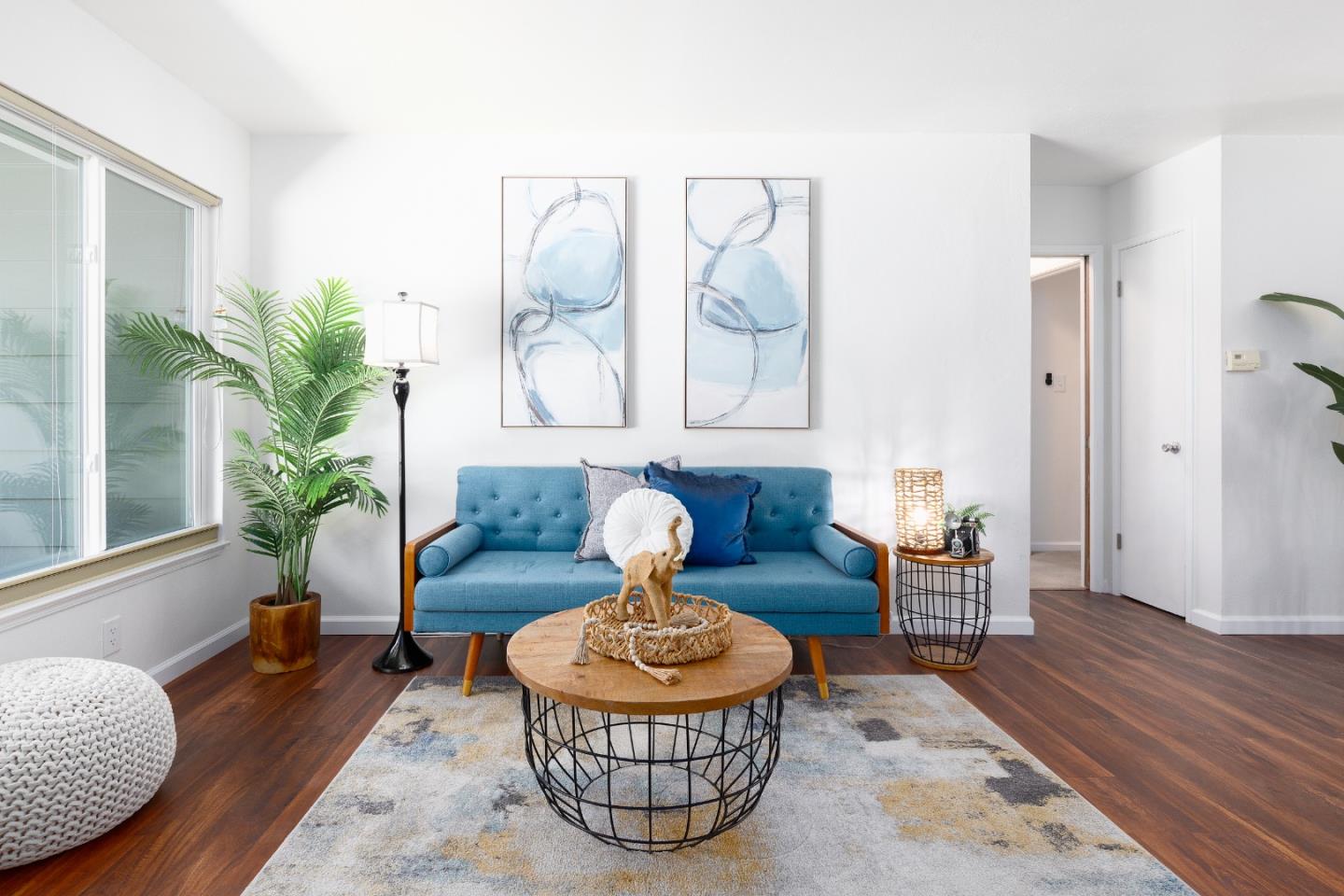 1226 Roxbury Court Santa Clara, CA 95050 - Photo 13 of 35 a living room with furniture and a rug