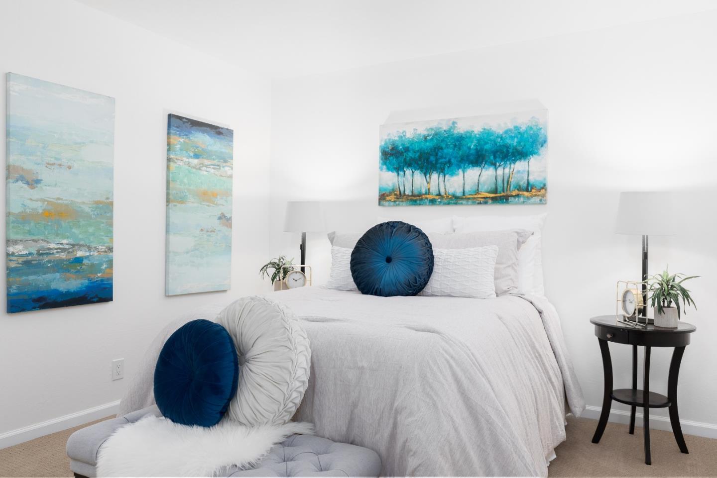 1226 Roxbury Court Santa Clara, CA 95050 - Photo 16 of 35 a bedroom with a bed and a chair