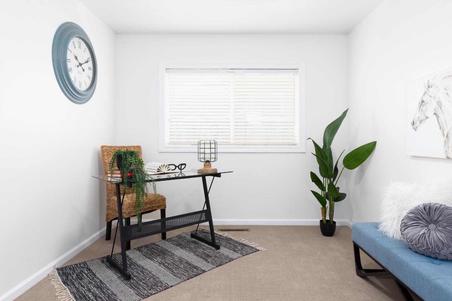 1226 Roxbury Court Santa Clara, CA 95050 - Photo 18 of 35 a living room with furniture and a potted plant