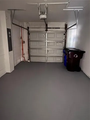 a view of a store room with racks