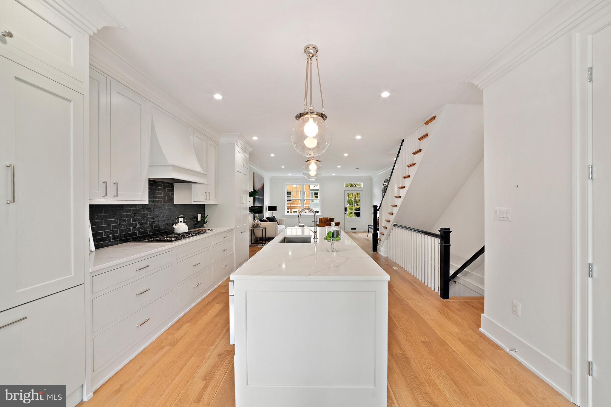 240 10th Street Southeast Washington, DC 20003 - Photo 12 of 47 Rustic navy backsplash