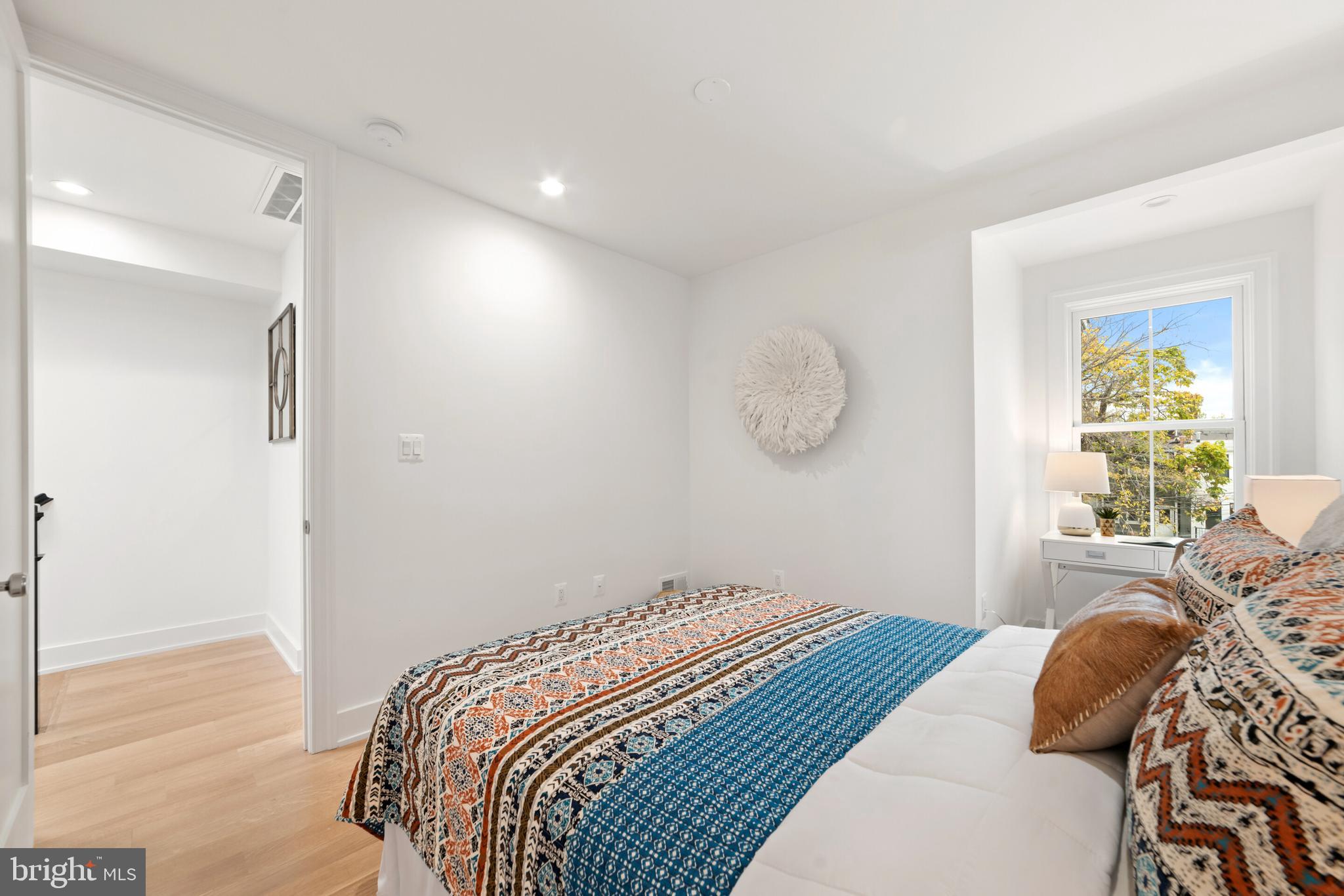 240 10th Street Southeast Washington, DC 20003 - Photo 26 of 47 Middle Bedroom - overlooks rear patio