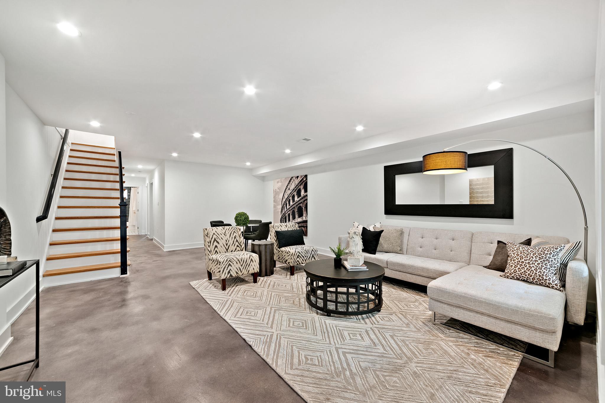 240 10th Street Southeast Washington, DC 20003 - Photo 30 of 47 Dramatic den or apartment at the lower level