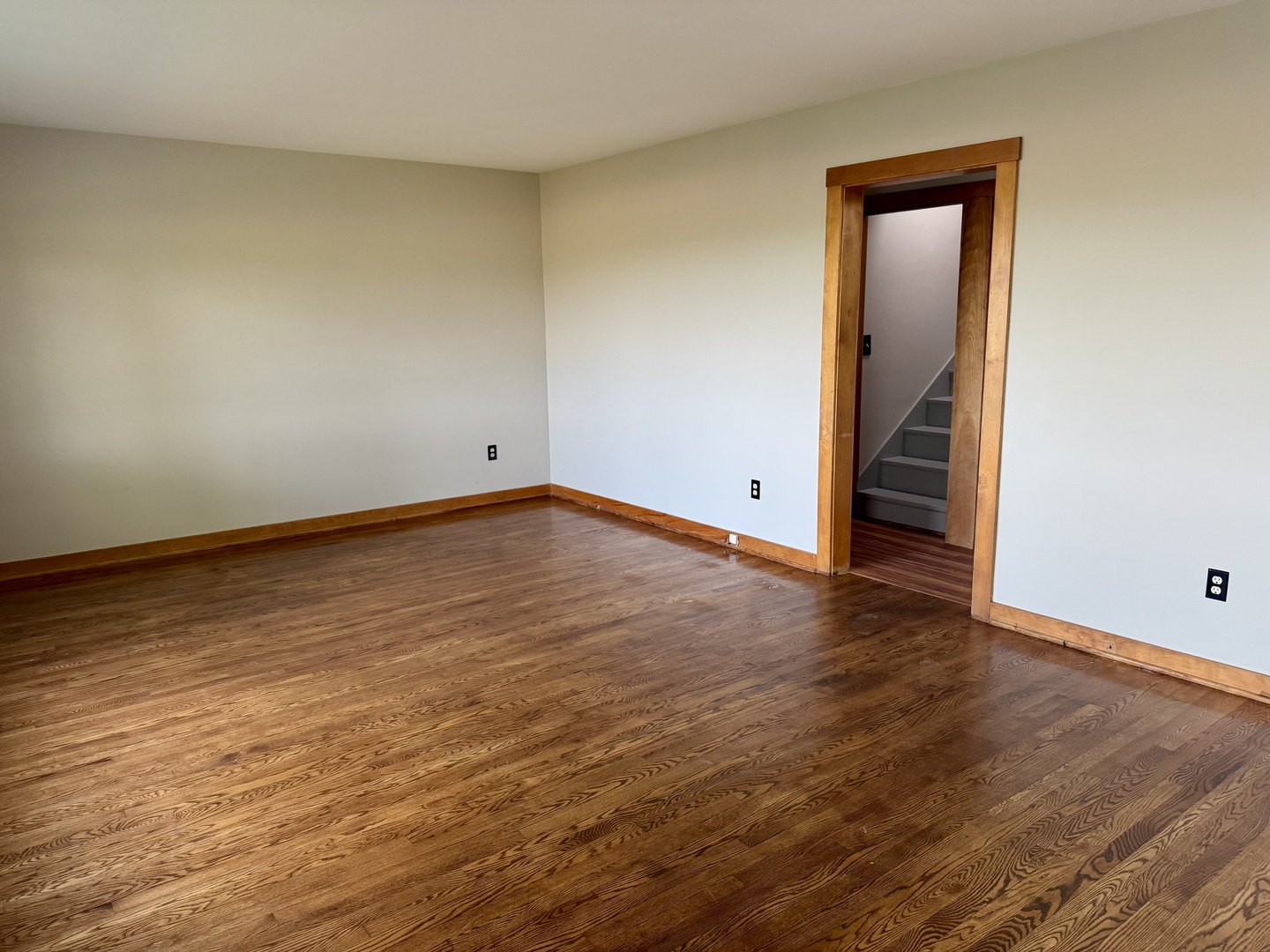 6809 Highway 71 Oswego, IL 60543 - Photo 13 of 20 an empty room with wooden floor and closet