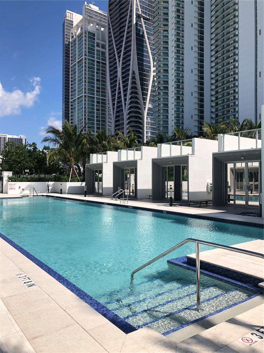 851 Northeast 1st Avenue, Unit 3904 Miami, FL 33132 - Photo 8 of 28 a view of outdoor space and swimming pool
