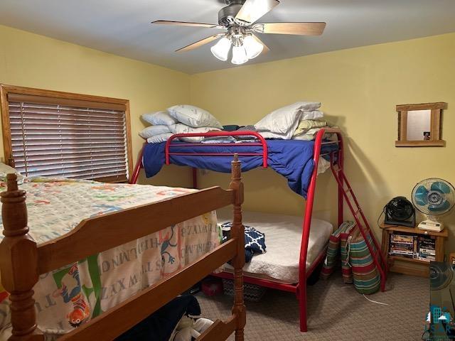 2377 Finn Road Babbitt, MN 55706 - Photo 21 of 32 Carpeted bedroom with a ceiling fan