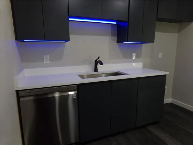 a close view of sink