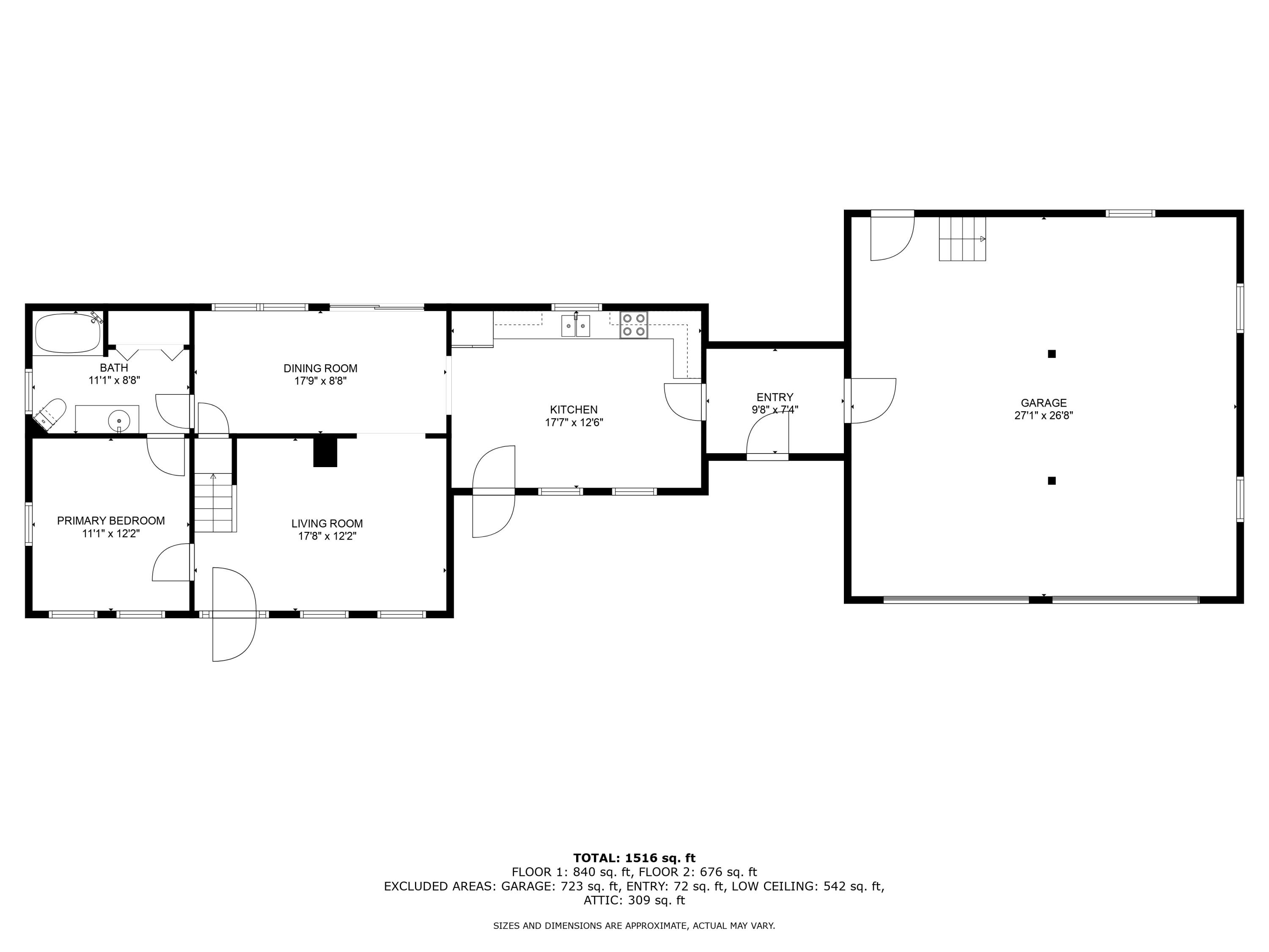 448 Whitefield Road Pittston, ME 04345 - Photo 49 of 49 3-Floorplan_1