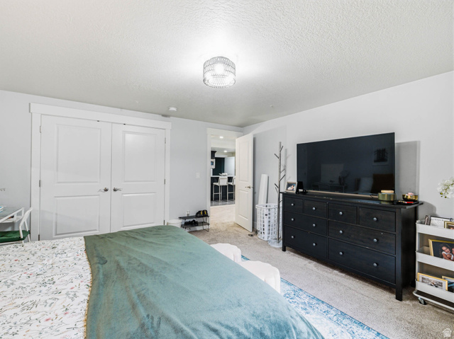 1154 Sunset Dunes Way Draper, UT 84020 - Photo 48 of 50 Carpeted bedroom with a closet and a textured ceiling