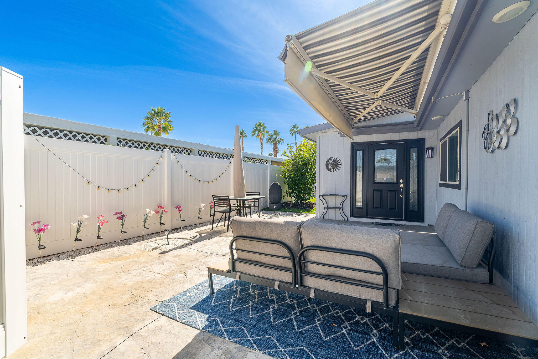 69 Rio Street Rancho Mirage, CA 92270 - Photo 5 of 72 Custom electric awning