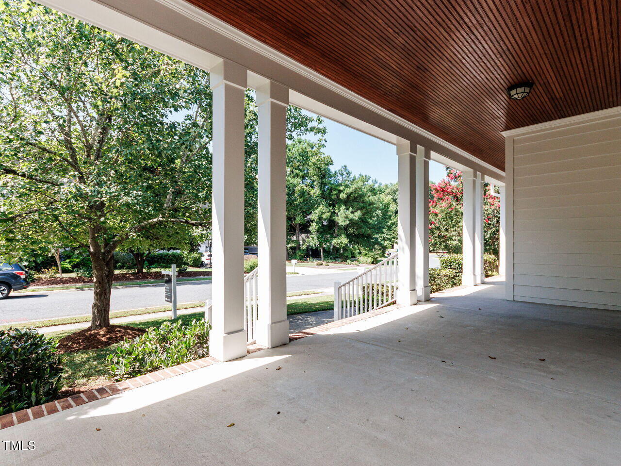 30158 Pharr Chapel Hill, NC 27517 - Photo 4 of 40 a view of a house with a big yard and plants