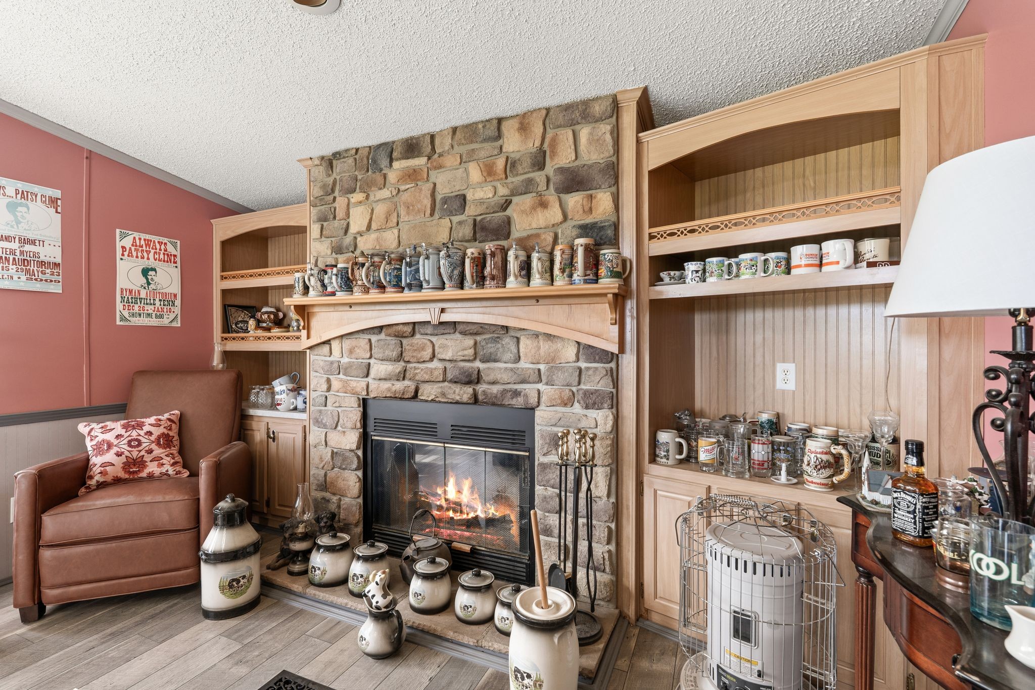 2636 Balthrop Road Pleasant View, TN 37146 - Photo 15 of 63 a living room with furniture and fireplace