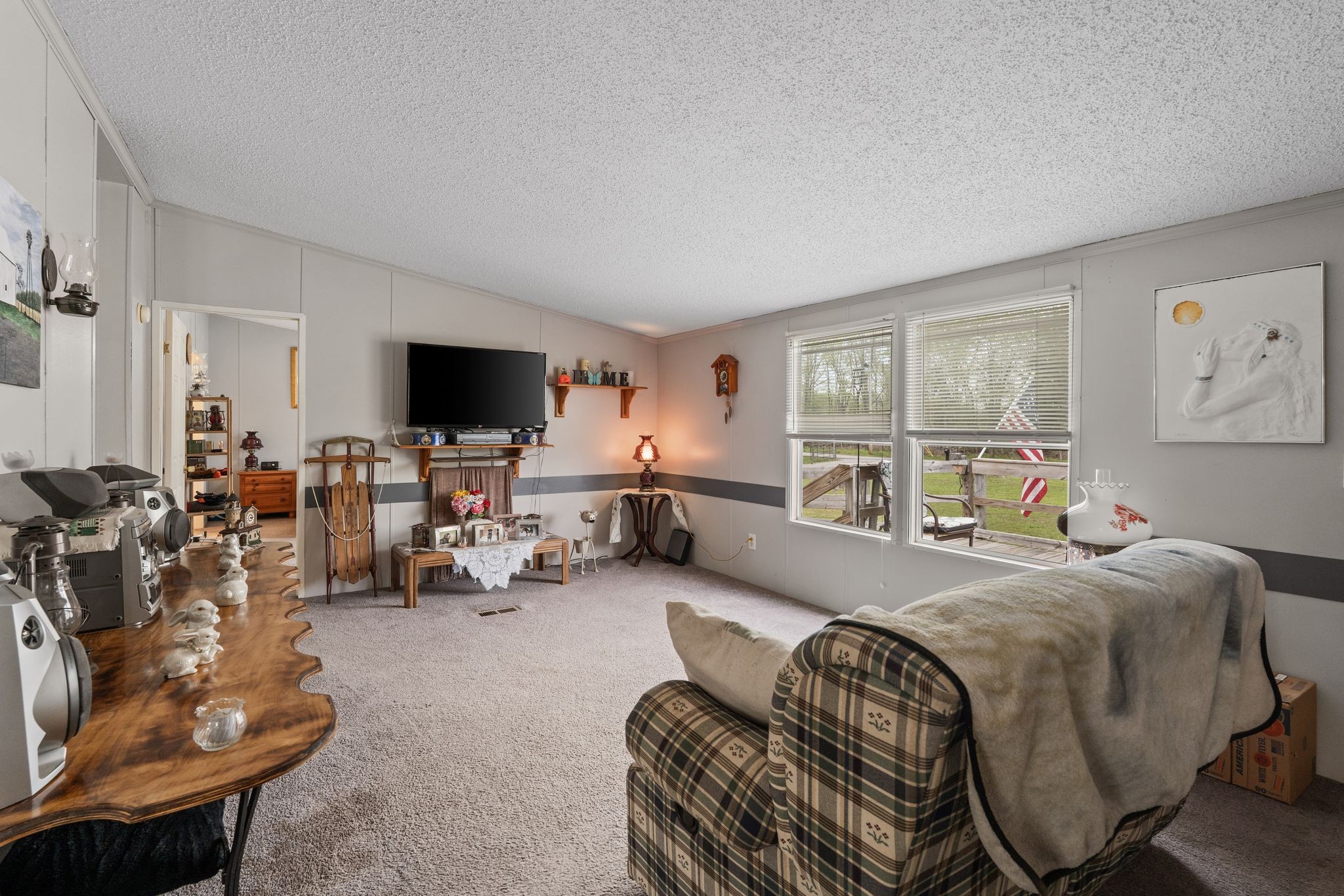 2636 Balthrop Road Pleasant View, TN 37146 - Photo 10 of 63 a bedroom with furniture and a flat screen tv
