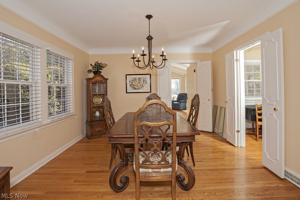 FORMAL DINING ROOM CONNECTS TO FAMILY ROOM AND KITCHEN