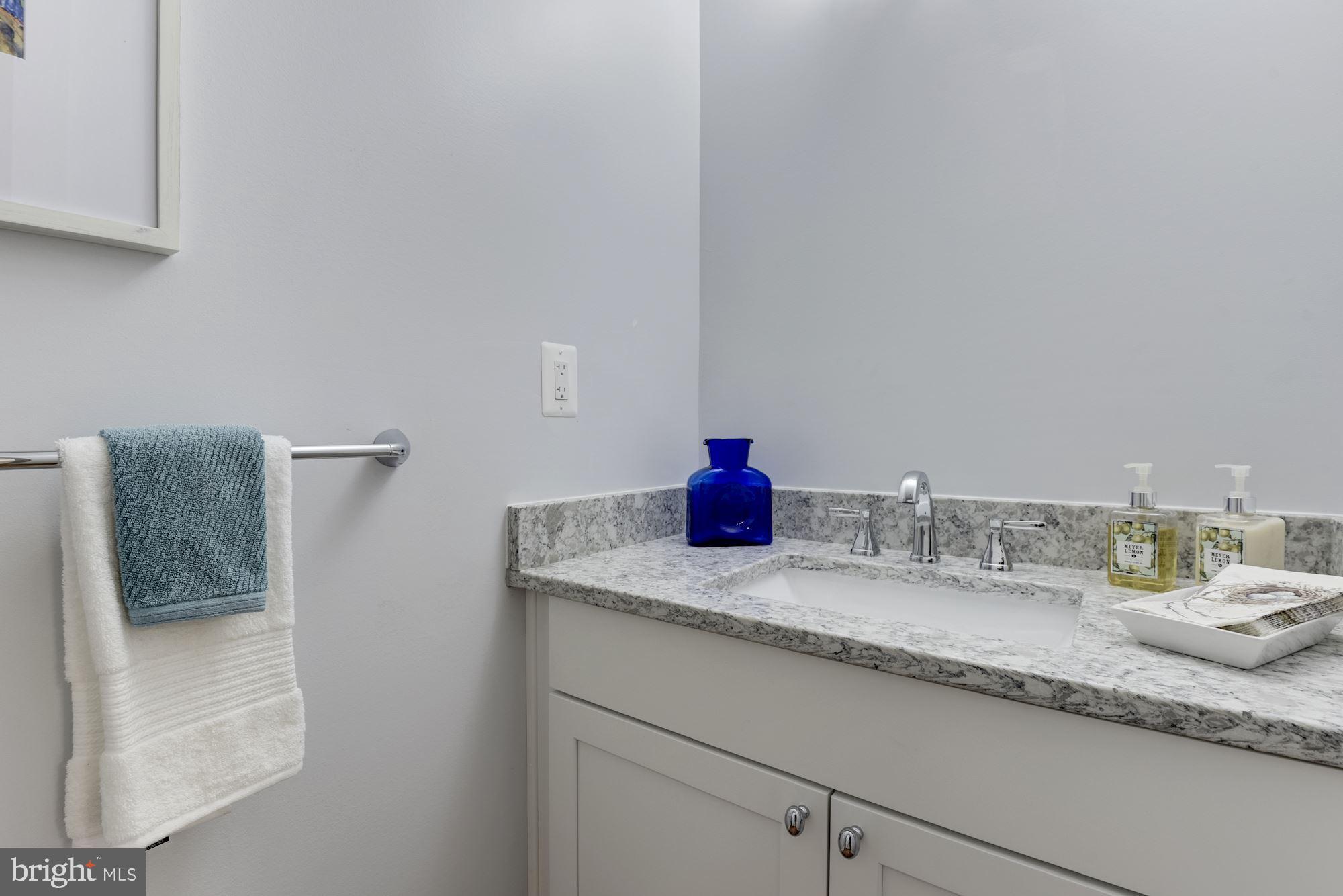 10526 Hunters Valley Road Vienna, VA 22181 - Photo 37 of 59 Powder Room with Granite Countertop