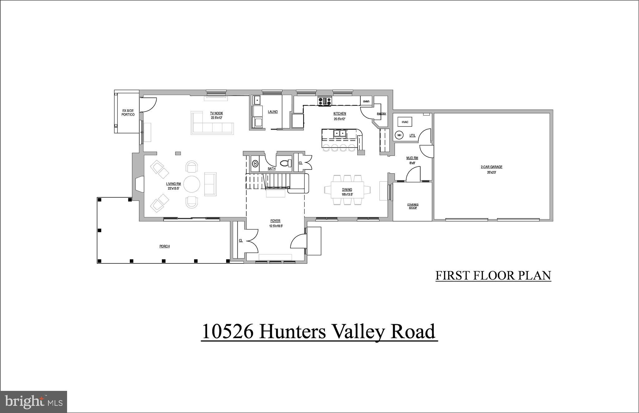 10526 Hunters Valley Road Vienna, VA 22181 - Photo 58 of 59 Main Level Floorplan