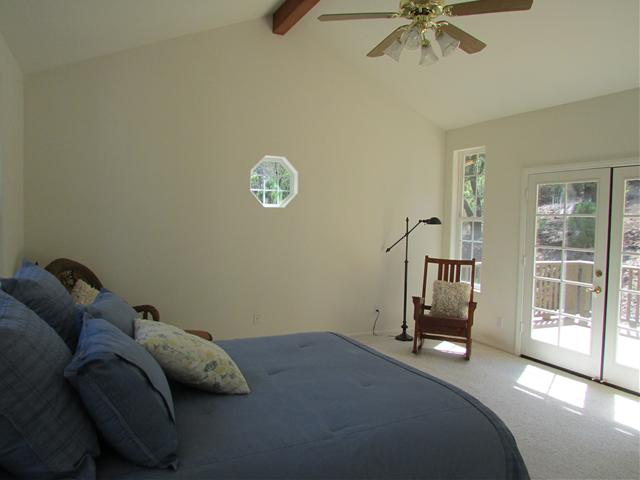775 East Incense Cedar Road Julian, CA 92036 - Photo 12 of 25 French doors open to 10X17 back patio. Light ceiling fan. Vaulted ceiling.