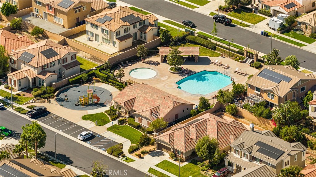 13296 Joliet Drive Rancho Cucamonga, CA 91739 - Photo 69 of 69 an aerial view of a house with a ocean view