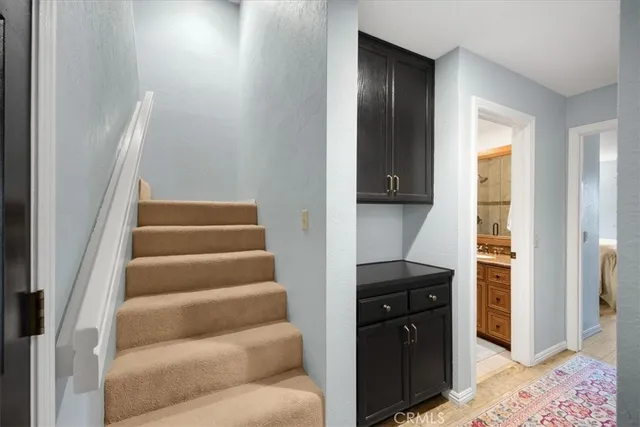 a room with storage and utility