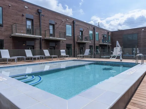 a view of a house with a swimming pool