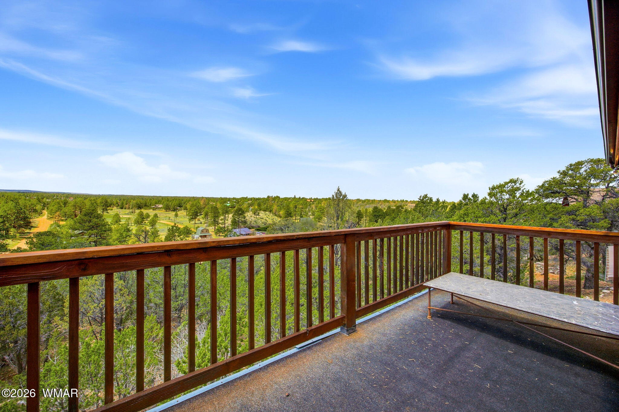 2806 Sky Hawk Drive Overgaard, AZ 85933 - Photo 23 of 43 a view of balcony with furniture