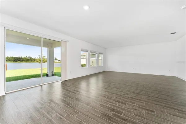 a view of a window in a room