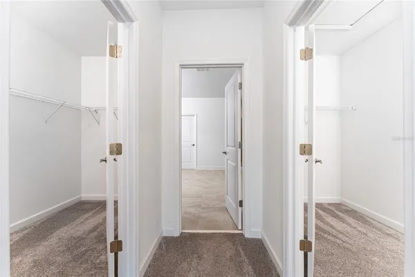 a utility room with cabinets