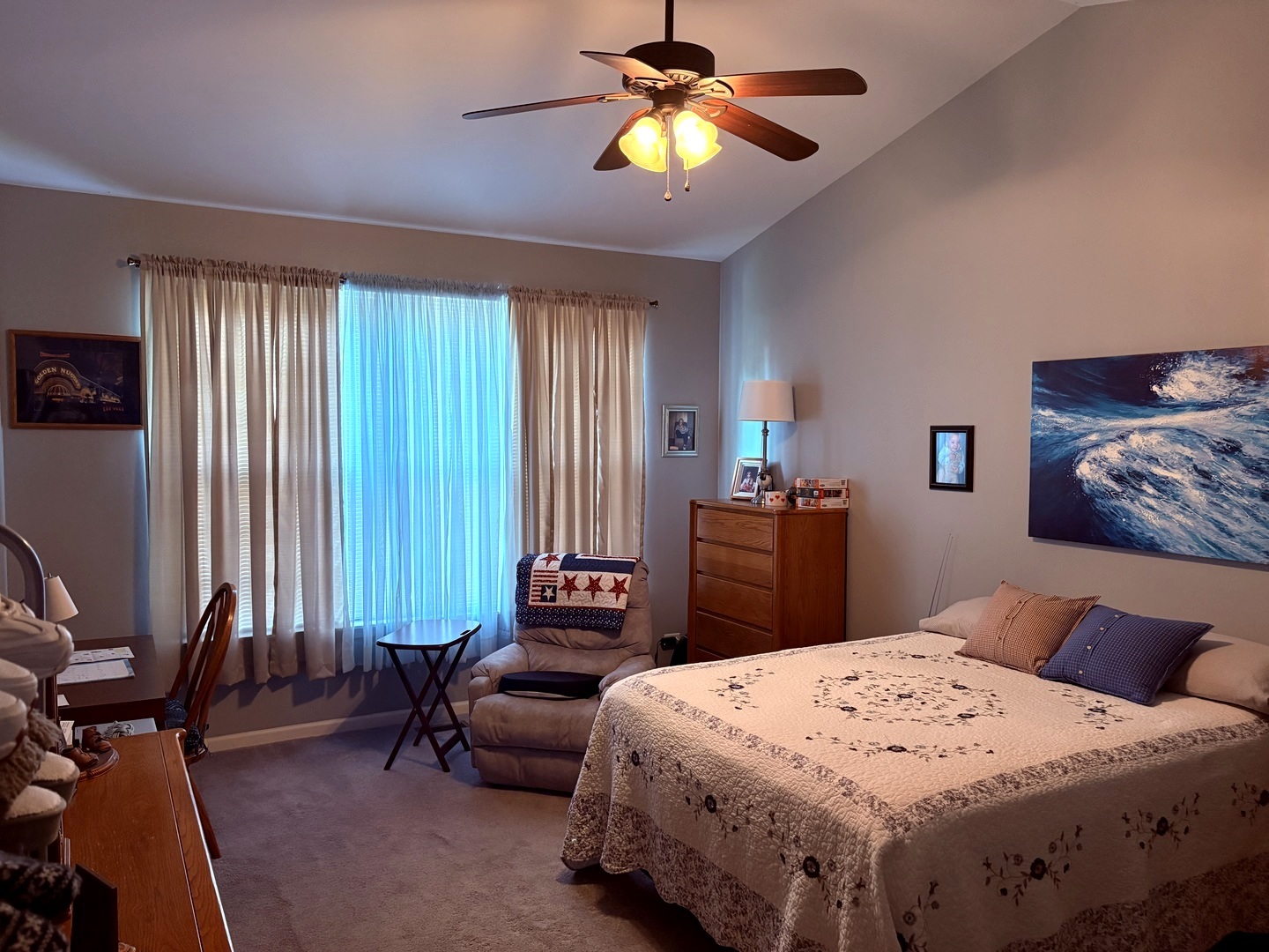 1461 Waterside Drive DeKalb, IL 60115 - Photo 18 of 29 a bedroom with a bed and furniture