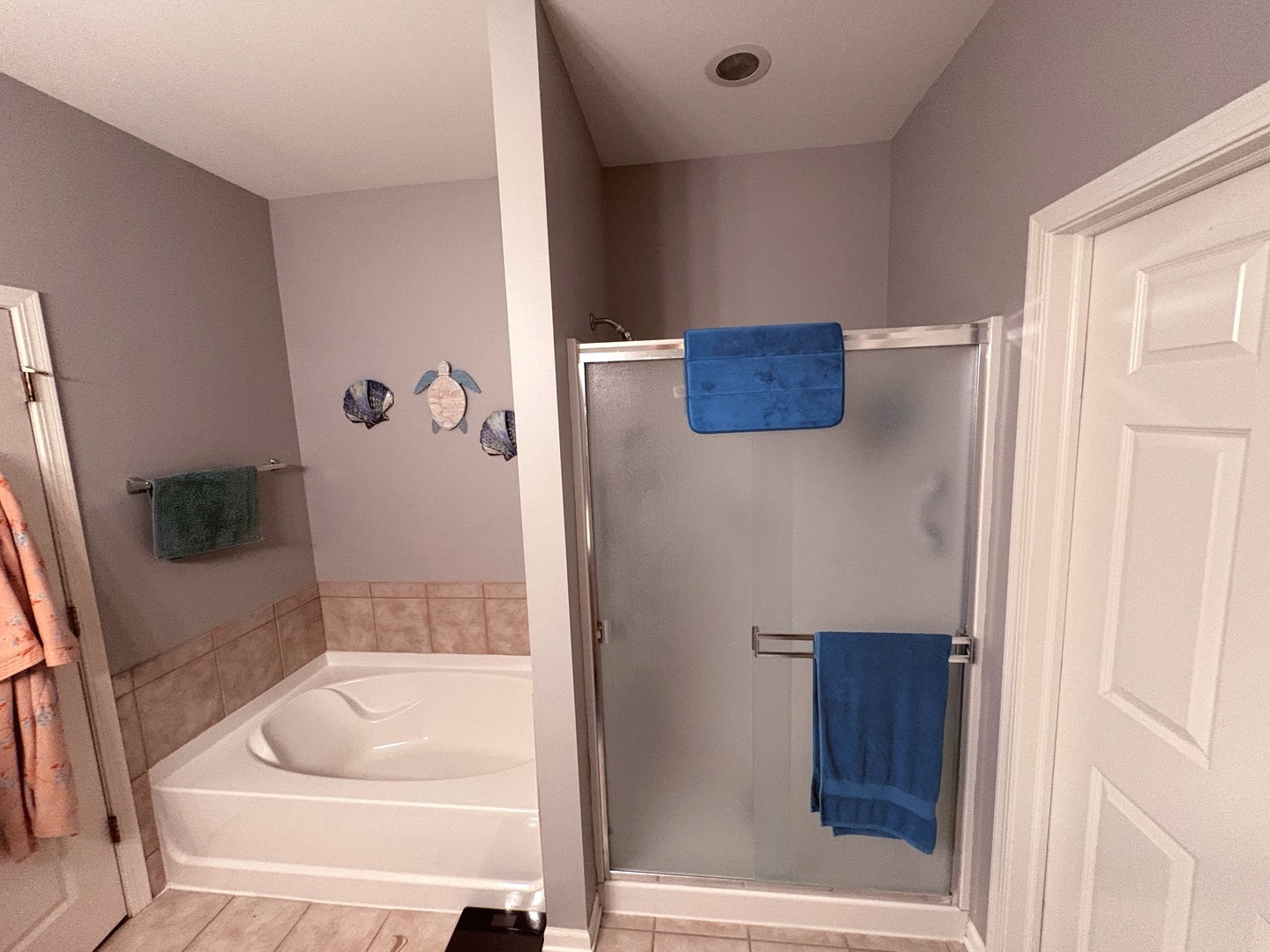 1461 Waterside Drive DeKalb, IL 60115 - Photo 20 of 29 a bathroom with a bathtub and a shower