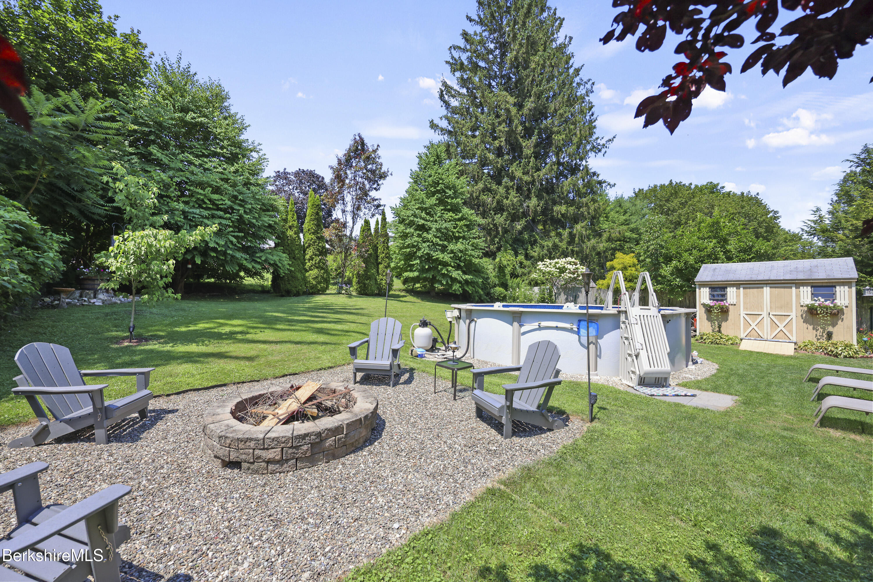 47 Onota Street Pittsfield, MA 01201 - Photo 55 of 56 Back Yard Firepit