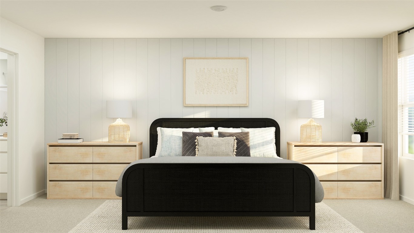 225 Stumpy Street San Marcos, TX 78666 - Photo 30 of 38 a bedroom with a bed and a night stand